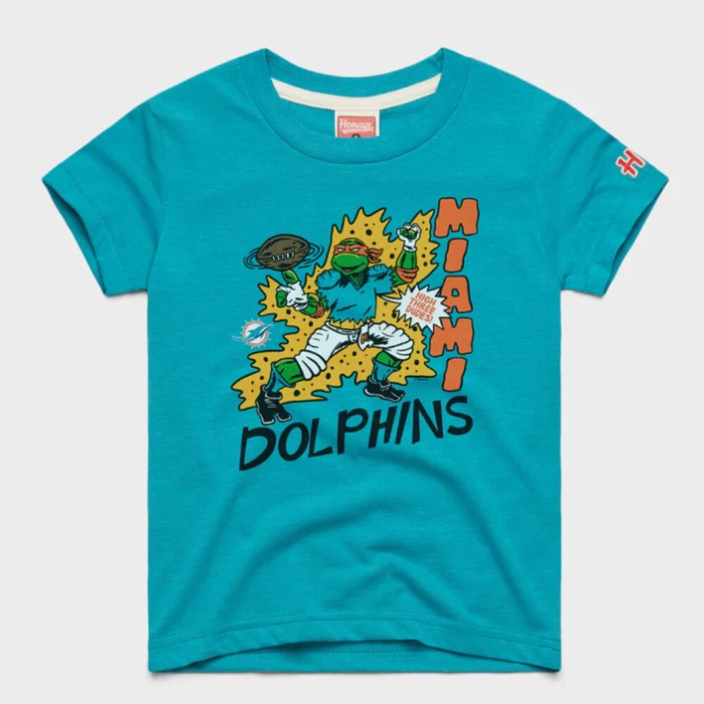 HOMAGE | TMNT Michelangelo X Miami Dolphins